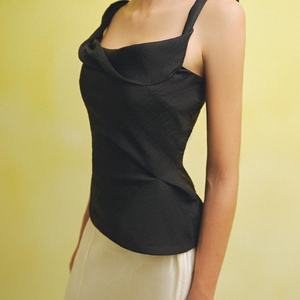 Top corto de moda de verano para mujer, camisetas sin mangas con camisola de nuevo diseño - Product Image 4