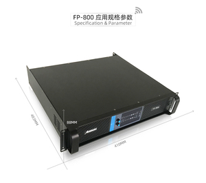 Công suất cao lớp <span class=keywords><strong>D</strong></span> khuếch đại 2x800W cho các sự kiện lớn hệ thống âm thanh khuếch đại công suất - Product Image 5