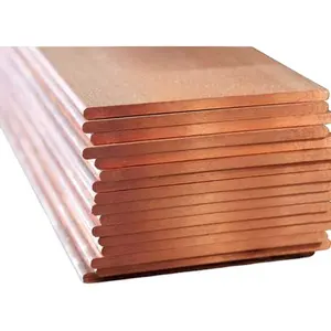 Cathode C10100 Copper Plate/sheet High Purity 99.99% Copper Plate Coil Brass for Sale Sheets of Coopers 7-15 Days available