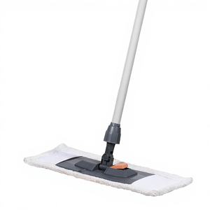 HOLAMOPA Balai Plat Réglable 2 Coussinets Lavables Poteau en Fer Conception Légère - Product Image 1