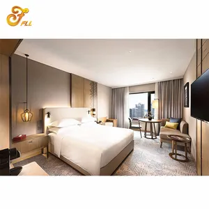 Foshan fábrica desgin Fulilai hotel mobília do quarto conjunto completo para 5 star hotel