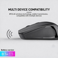 Pabrik Grosir T31, Produk Terlaris Mouse Optik Ergonomis USB Nirkabel 2.4GHz untuk PC/Desktop (Tangan Kanan)