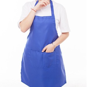Delantales publicitarios de poliéster de color liso con cintura ajustable para uso en cocina, restaurante, fábrica y cocinero - Product Image 3
