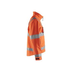 BLAKLADER - 483825175300S <b>Hi</b>-<b>Vis</b> Softshell <b>Jacket</b> <b>Orange</b> - EAN 7330509414477 <b>HI</b>-<b>VIS</b> WORKWEAR - Product Image 3
