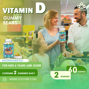 Gomitas de Vitamina D3 para la Salud Ósea, para Consumidores Conscientes de la Salud, Entrega Rápida, 400 UI, Suplemento Vegano de Vitamina D3 en Gomitas con Pectina - Product Image 6