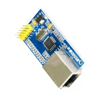 Módulo de red LAN Ethernet Shield W5500 compatible con programa de microcontrolador TCP/IP 51/ STM32 con 32k Bytes SPI 3,3 V/5V sobre W5100