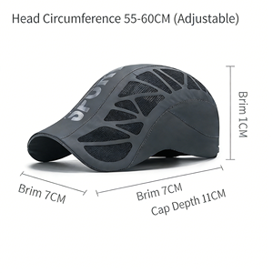 Gorra Ligera de Verano Ajustable para Hombre, Sombrero Deportivo para Exteriores, Transpirable, para Senderismo, Trekking y Escalada - Product Image 2