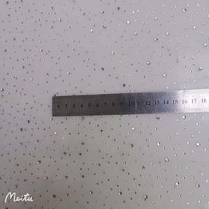 Phong cách thời trang đa màu Polyester lưới vải kim cương trắng dày đặc dập nóng Kim Cương Phong cách mới stiones vải - Product Image 6