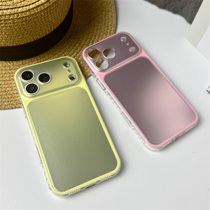 เคสโทรศัพท์มือถือลายไล่สีทองเลเซอร์สำหรับ iPhone 17 16 15 Pro Max แบบ IMD สีนีออนรุ้ง กันกระแทก ฝาหลังบางเบา รุ่นใหม่ - Product Image 4