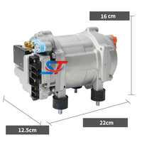 Climatiseur de stationnement électrique 12V/24V de type dissimulé pour fourgonnette, kit de climatisation de stationnement pour camion