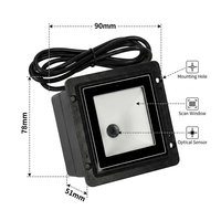 Módulo Escáner de Código de Barras Yoko 2D QR, Interfaz USB, Resistente al Agua IP54, 200 Escaneos/Seg, Uso en Exteriores, Sensor CMOS, SDK, en Stock