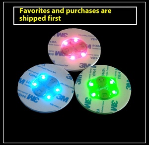 Posavasos de plástico EVA luminosos personalizables para Decoración de mesa corporativa, alfombrillas dedicadas transfronterizas para tienda de té de la leche - Product Image 2