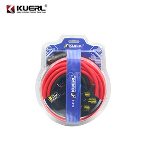 Kuerl Car <b>Amplifier</b> Wiring Harness 4-10GA Copper Clad Aluminum Power Ground <b>Speaker</b> Audio Control Cable Kit - Product Image 3