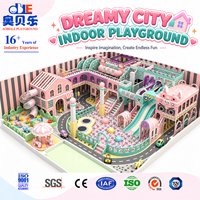 Structure de jeu intérieure commerciale pour enfants, écologique, avec piscine à balles, toboggan, trampoline, carrousel, maison et tunnel, personnalisable