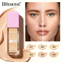 Correcteur liquide transfrontalier, fond de teint liquide matifiant, contrôle du sébum, masque pour les sillons lacrimaux, estompe les taches d'acné, illumine et maintient le maquillage