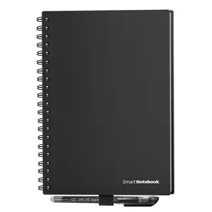 Newyes Hardcover Plain Wire Bound Planner Smart Exercise Book Rewritable Stone Paper Recycled Notebook