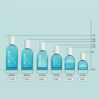 Ensemble d'Emballages en Verre Vides Rose Vert Violet Personnalisé 25ML 45ML 60ML 100ML Bouteille Pompe en Verre pour Huile, Sérum et Lotion