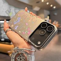 Nouvelles Coques de Téléphone Antichoc à Motifs Floraux pour iPhone 17 Air 16 15 Plus Pro Max 14 13 12 11 – Protection Arrière Anti-chute Personnalisable