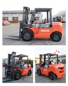 Chariot télescopique diesel 4x4 KCCL Huaya 3 tonnes FT30, hauteur de levage 7m, pour la construction et l'agriculture - Product Image 2