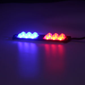 Vente chaude BLUE & RED truct voiture lumière ultrasons LED Module 6w 12Leds Source de lumière pour avertissement - Product Image 1