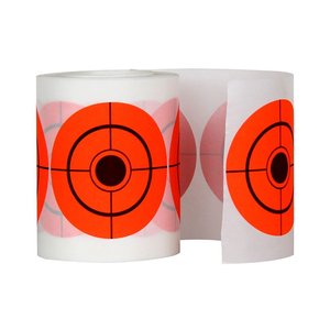 <b>Orange</b> Bullseye Target <b>Paper</b> Stickers 3 Inch For Shooting Practice Targets And Accessories - Product Image 1