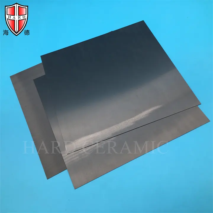 hot pressured sintering silicon nitride ceramic large thin sheet plate substrate