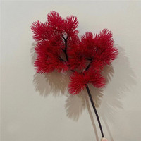 Branches de pin artificielles, arbre de Noël, feuilles de pin vertes artificielles pour la décoration de la maison et du bureau