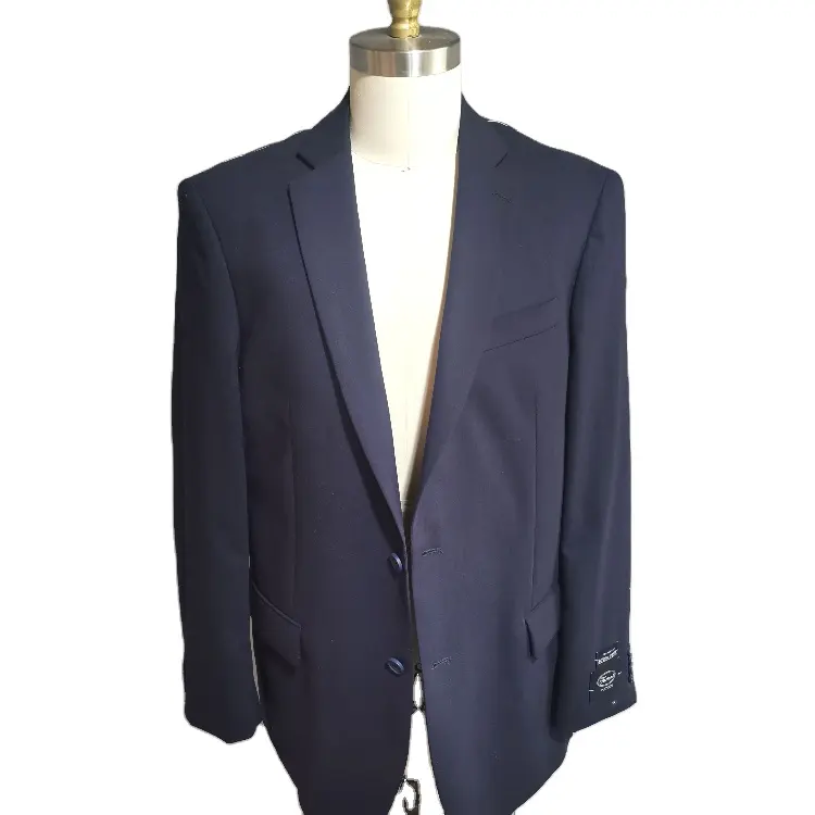 Pure Wool Superior Quality Navy Custom Suit Casual Business Suit Soft And Comfortable Men's Formal