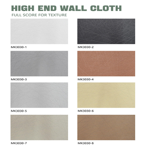 Rivestimento Murale in PVC Impermeabile Grigio-Bianco Chiaro con Linee Astratte, Non Lucido, <span class=keywords><strong>per</strong></span> Design d'<span class=keywords><strong>Interni</strong></span> Minimalista in Hall e Hotel - Product Image 2