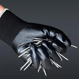 Custom Logo Waterproof Anti-slip Nitrile Coated Safety Work <strong>Gloves</strong> for Men, Ideal for Construction Use - Product Image 5