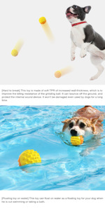 Juguete para Perros con Sonido, Cepillo de Dientes, Mordedor de Entrenamiento, Pelota - Product Image 5