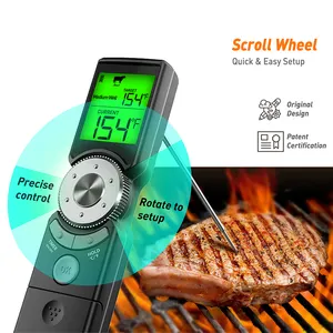 Mini6 sonda pieghevole temperatura elettronica Preset termometro carne per pollo, manzo, agnello, maiale, tacchino