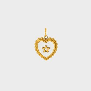 จี้โมอิสซาไนต์ ดีไซน์น้ำหนักเบา เสริมความแข็งแรง ชุบทอง 24K คุณภาพสูง - Product Image 1