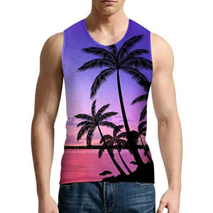 Camiseta sin Mangas de Yoga para Hombre, Informal, de Punto, 100% Algodón, Transpirable, de Secado Rápido, con Cuello en V, Holgada, Cómoda, para Hacer Ejercicio - Product Image 3