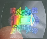 Étiquettes laser holographiques personnalisées de la marque PASSON, en vinyle, imperméables, résistantes à l'huile, durables, multicouches, multicolores, pour affichage