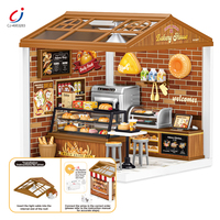 Chengji bricolage maison modèle Kit de construction bricolage Direct assembler simulé cuisson boutique scène 3d stéréoscopique Mini maison jouet