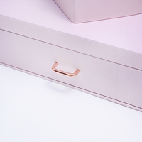 Vente chaude, boîte à fleurs carrée décorative en papier cartonné de luxe personnalisée en gros