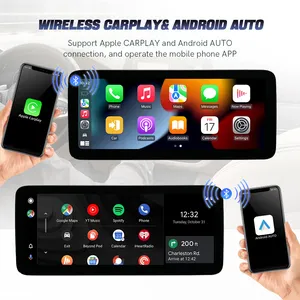 ZLH 12,3 pulgadas Android 13 pantalla AUTO Car Carplay para Mercedes Benz Clase C W204 W205 NTG5.0 2015 - 2018 GPS para coche Radio FB BT 4G