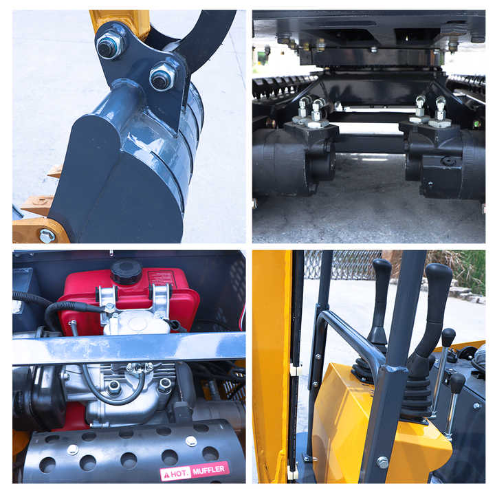Mini Excavator 1.5 Ton Hydraulic Crawler Mini Diggers Excavator 1 Ton ...
