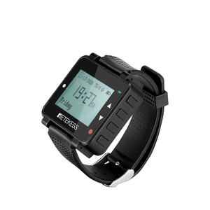 Pantalla LCD Siete idiomas (EN/RU/PT/FR/DE/ES/IT) Receptor de reloj de pulsera inalámbrico Retekess T128 - Product Image 6