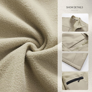 <span class=keywords><strong>Gilet</strong></span> en <span class=keywords><strong>polaire</strong></span> personnalisé avec logo, isolation thermique, multi-poches, pratique, pour le sport, l'hiver, la randonnée en plein air, fermeture éclair, en laine, pour hommes - Product Image 4