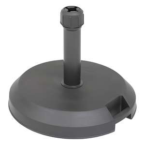 Base de parapluie HAULIO DIAM. 47 CM en ciment noir - Product Image 1