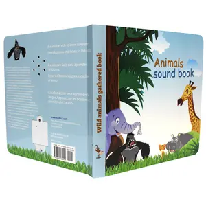 Animal Sound Book Best Innovation Children Education Learning Machine Electronic Gifts Kids Toys Talking Book With Luxury Hardcover Board Binding