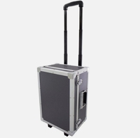 Valise de transport rigide en aluminium avec roues Rangement de l'équipement de la caméra