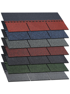 Bardeaux d'asphalte isolants DeGao à une couche Bardeaux colorés en feutre d'huile Tuiles en fibre <span class=keywords><strong>de</strong></span> verre en acier léger imperméable pour <span class=keywords><strong>toit</strong></span> - Product Image 2