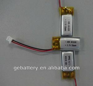 401020 3,7 В 55 мАч литий-полимерный аккумулятор для Носимых устройств TWS наушники - Product Image 5