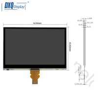 Écran d'affichage LCD monochrome 2.7 pouces 400*240 semi-réfléchissant et semi-transparent LS027B7DH01 pour terminal portable