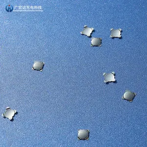 Tùy Chỉnh OEM Nhà Máy 7.4 Mét Vuông Tactile Kim Loại <span class=keywords><strong>Dome</strong></span> Với Lỗ Cho Ô Tô Bàn Phím - Product Image 4