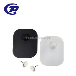 RUNGUARD EAS Anti Theft Clothing Security RF 8.2 MHz Mini Square Security Hard Tags