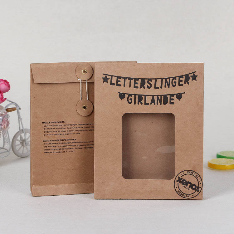 stand up envelope with window